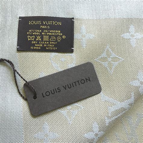 louis vuitton scarf tag|Louis Vuitton scarf on sale.